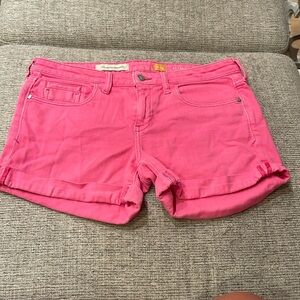 Pink Jean shorts